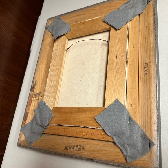 Vintage Signed Framed Art Original Oil painting on canvas - Picture 6 of 12